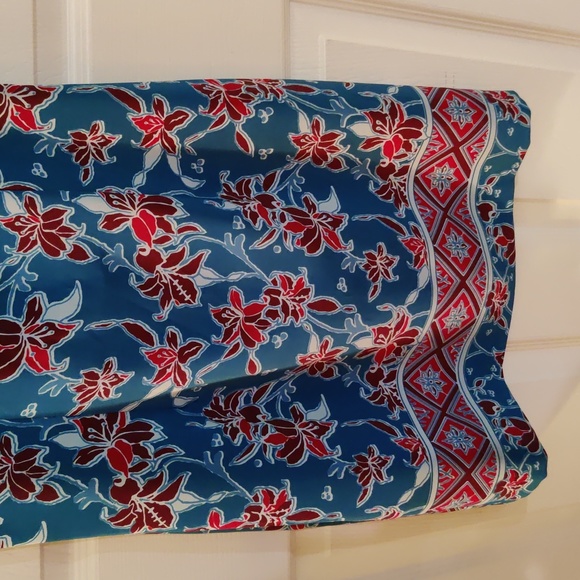 La Belle Juniors Turquoise Floral Sleeveless Dress Size 5 - Picture 4 of 5